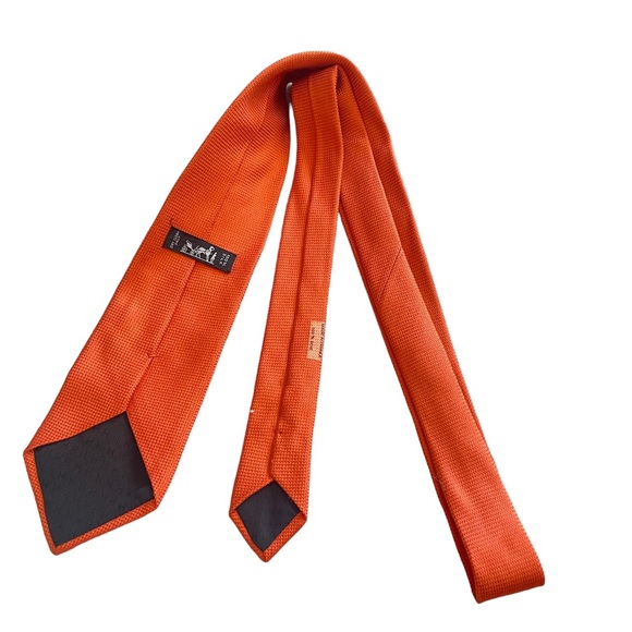 EUC HERMES PARIS 100% Silk Men’s Tie - Picture 3 of 6
